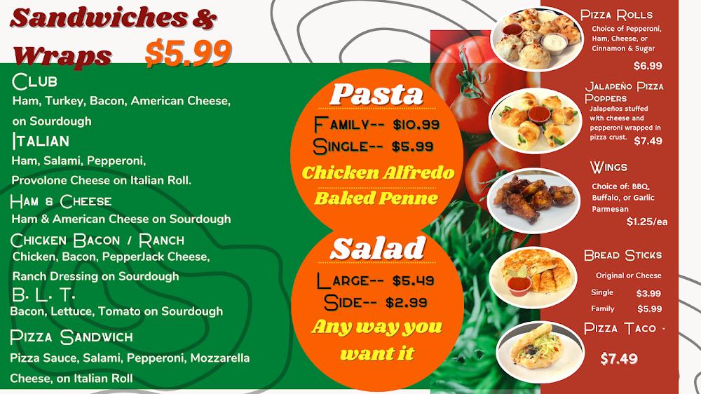 Pizza Rehea's Menu image 1